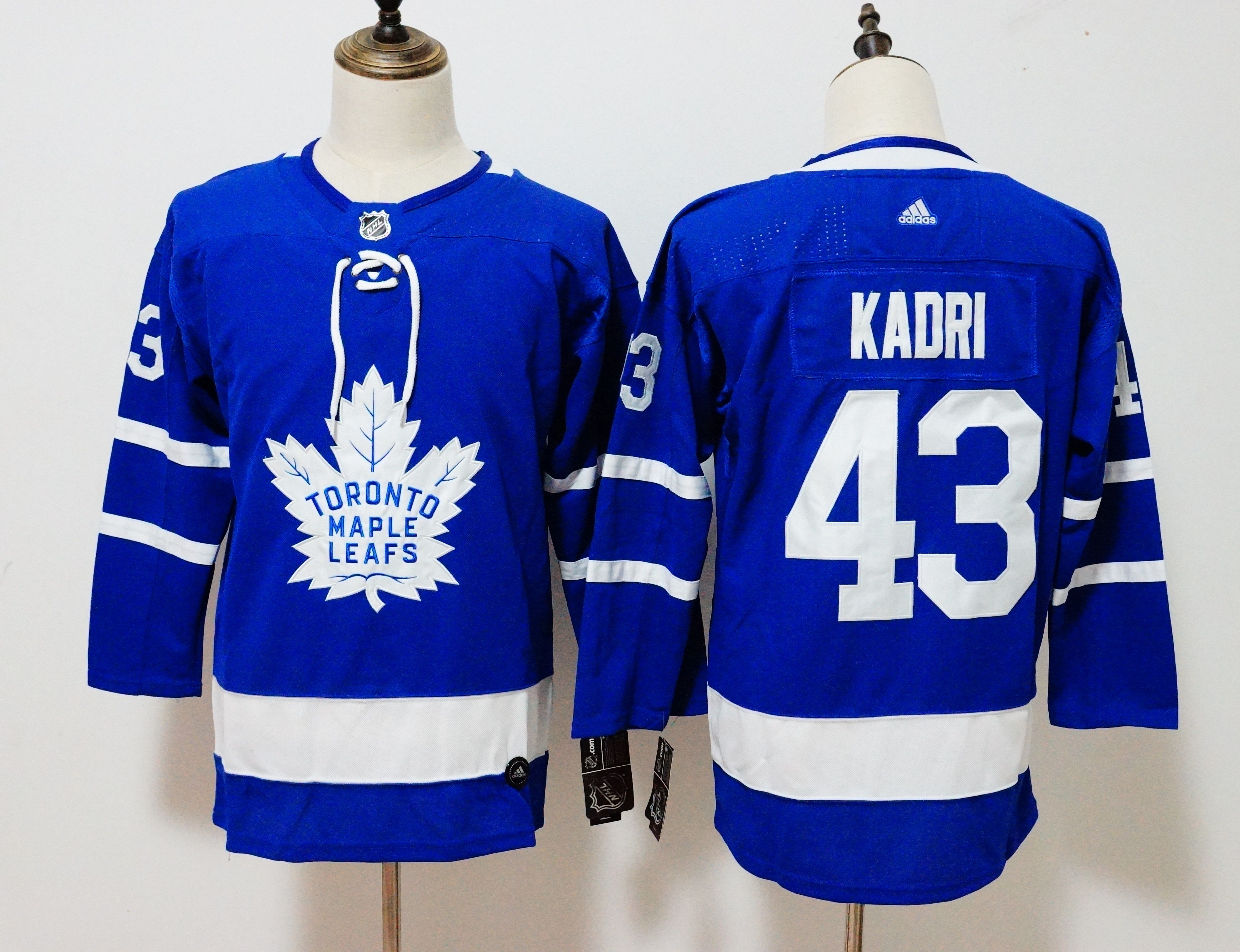 Women Toronto Maple Leafs #43 Kadri Blue Hockey Stitched Adidas NHL Jerseys->women nhl jersey->Women Jersey